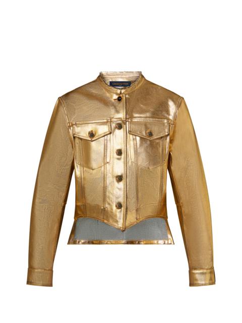 Louis Vuitton Golden Denim Tailcoat Jacket