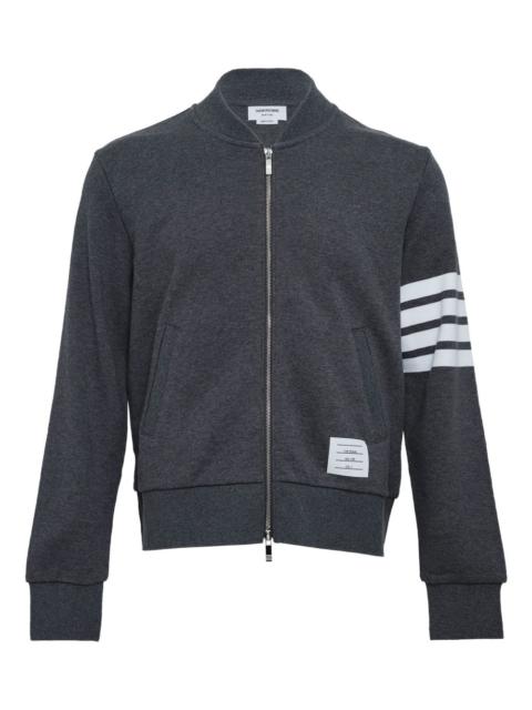 Thom Browne loopback 4-bar bomber jacket