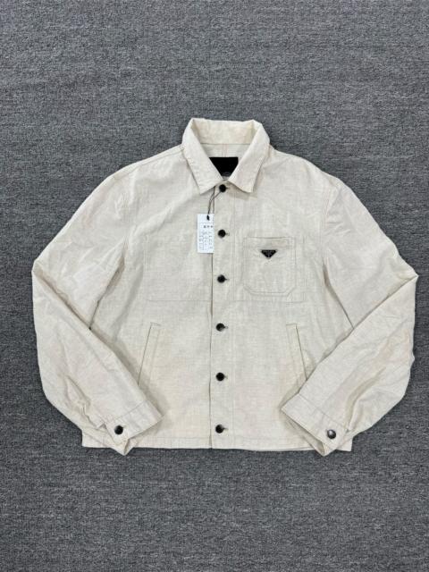 Prada Prada Linen Shirt Jacket