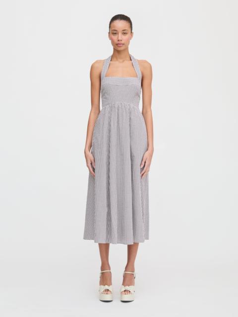 Hill House Home The Fleur Midi Dress - Chocolate Gingham