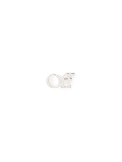 Off-White Logo Mono Earring