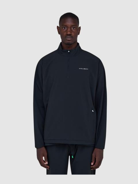 malbon Malbon performance quarter zip shell sweater