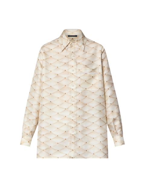 Louis Vuitton 3D Malletage Print Pajama Shirt