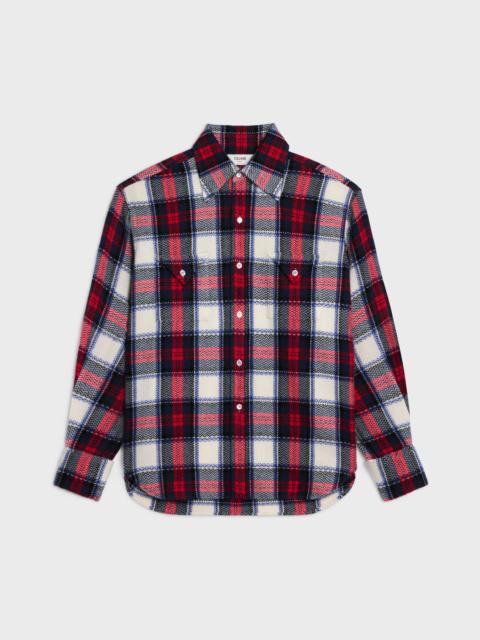 shirt IN checked cashmere
