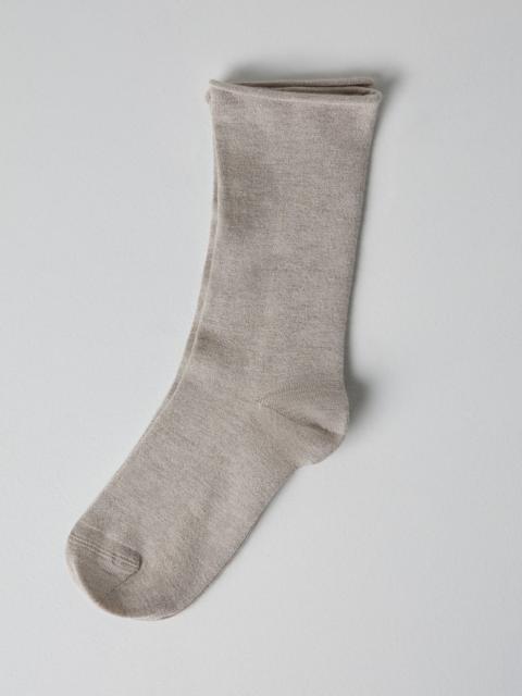 Brunello Cucinelli Cashmere and silk sparkling knit socks