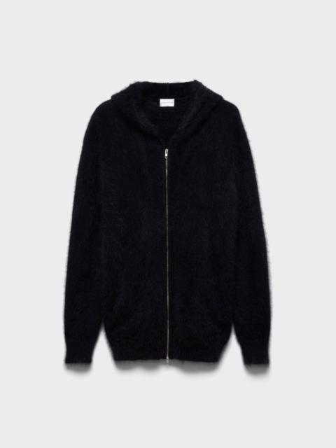 7 For All Mankind FUZZY ZIP HOODIE in Alpaca Blend