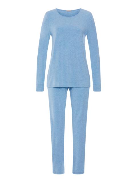 HANRO Natural Elegance Round Neck Long Pajama Set