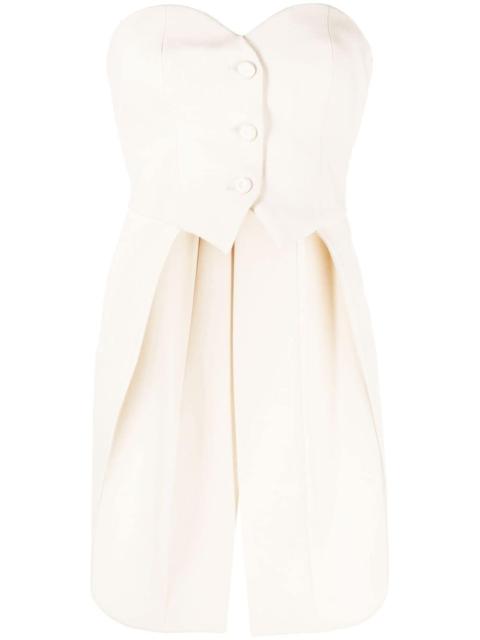 Moschino asymmetric virgin-wool top