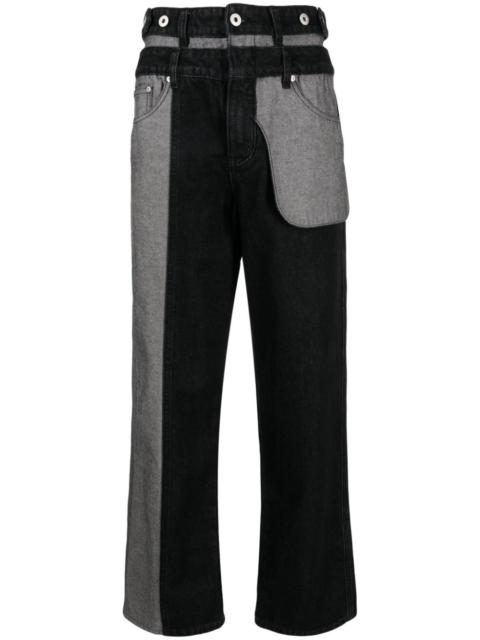 FENG CHEN WANG mid-rise straight-leg jeans