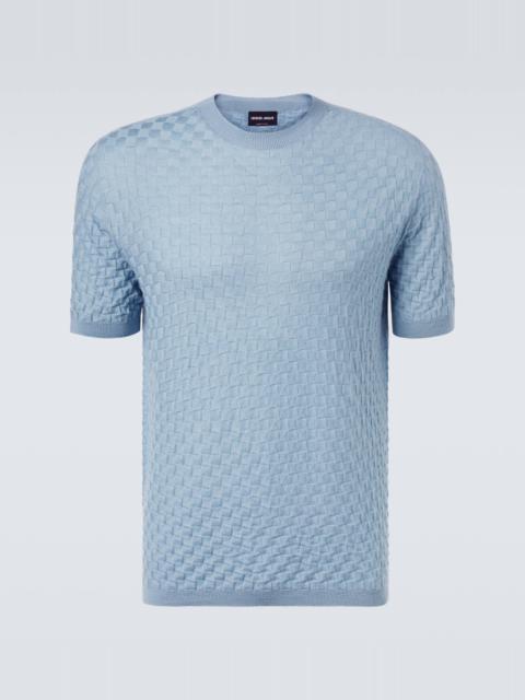 GIORGIO ARMANI Cashmere and silk sweater