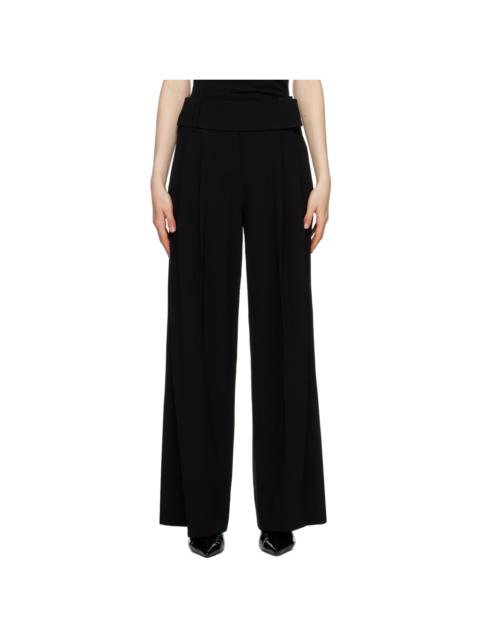 Black Matte Trousers