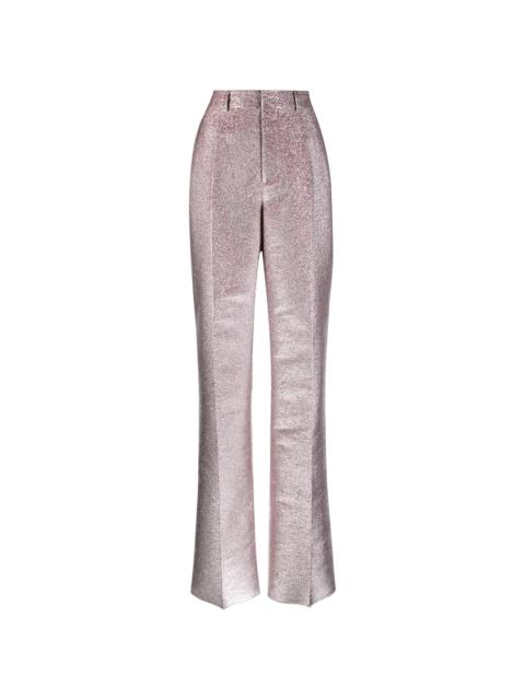 glitter detail trousers
