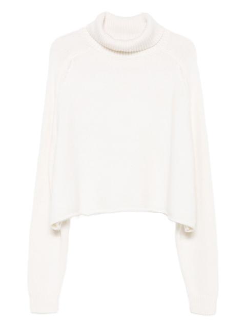 LISA YANG turtleneck cropped sweater