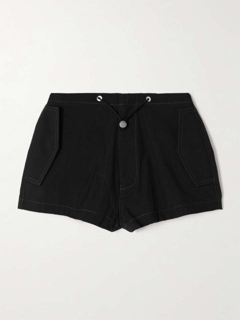 Dion Lee Parachute organic cotton-blend twill shorts