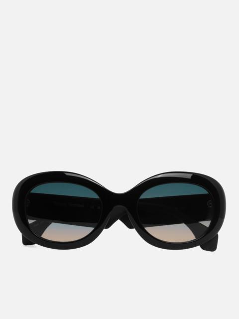 Vivienne Westwood Vivienne Westwood Women's The Vivienne Acetate Sunglasses - Shiny Gloss Black