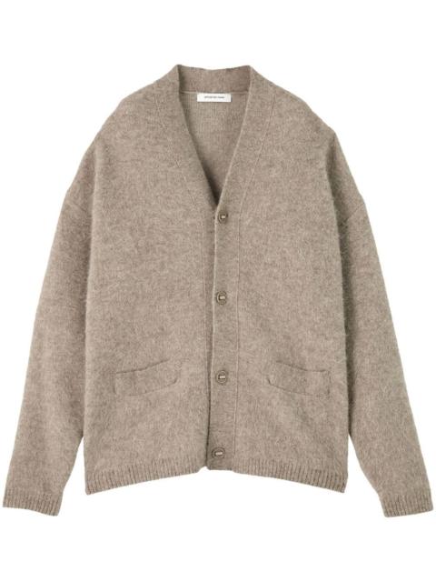 EM2-1 alpaca-wool cardigan