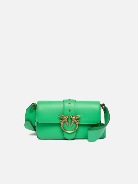 PINKO MINI CALFSKIN SHOULDER STRAP