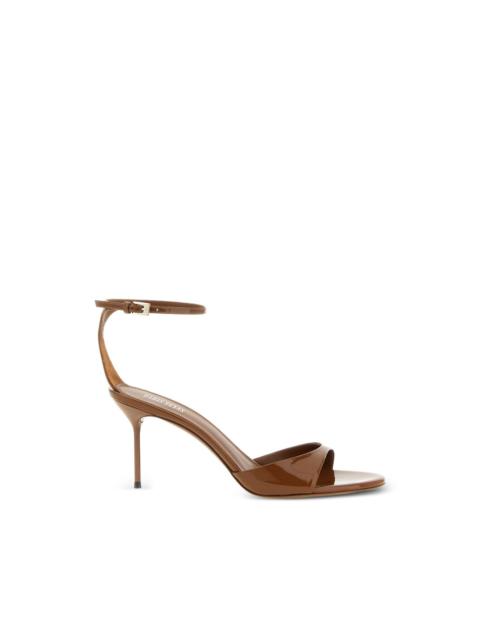 PARIS TEXAS patent ankle strap lidia sandals