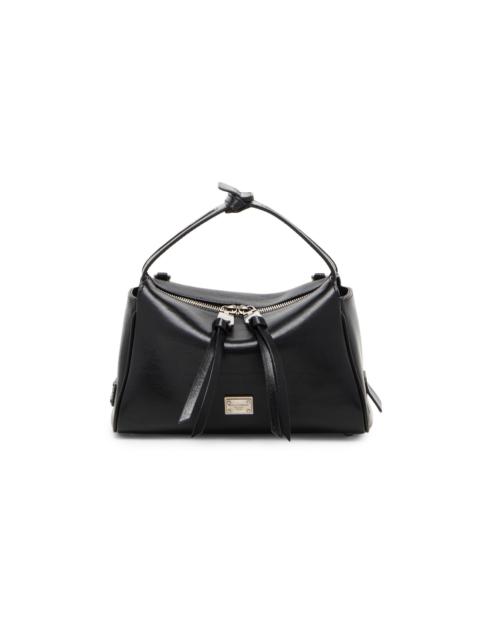 Dolce & Gabbana Women's Vittoria Mini Leather Top Handle Bag - Nero Ottone Vintage