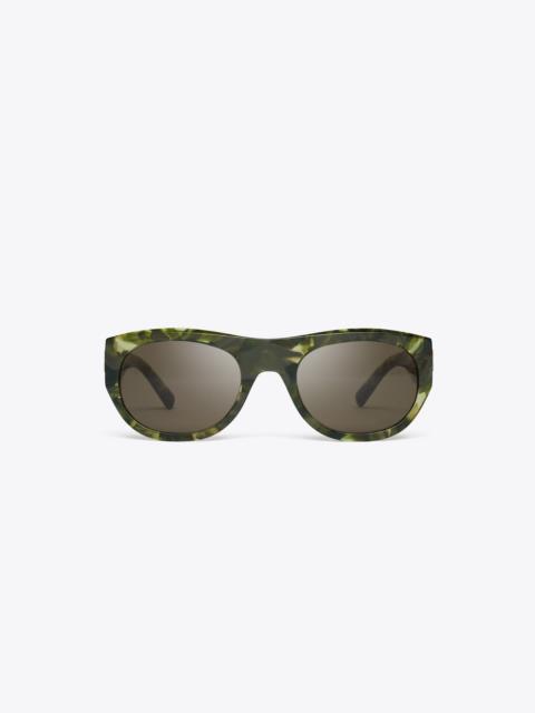 TORY BURCH Eleanor Oval Sunglasses