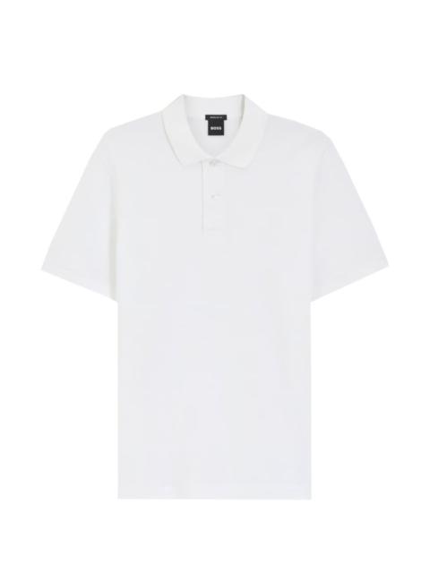 BOSS button-fastening polo shirt