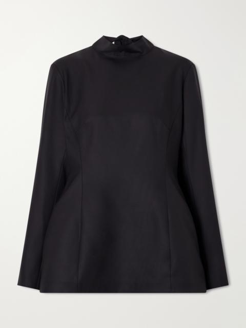 HEIRLOME Yasmin Silk-twill Blouse