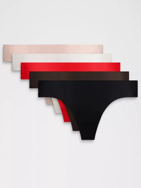 lululemon InvisiWear Mid-Rise Thong Underwear *5 Pack