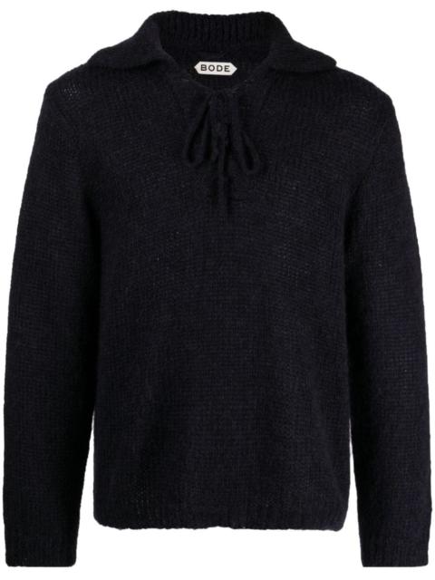 BODE Alpine lace-up jumper