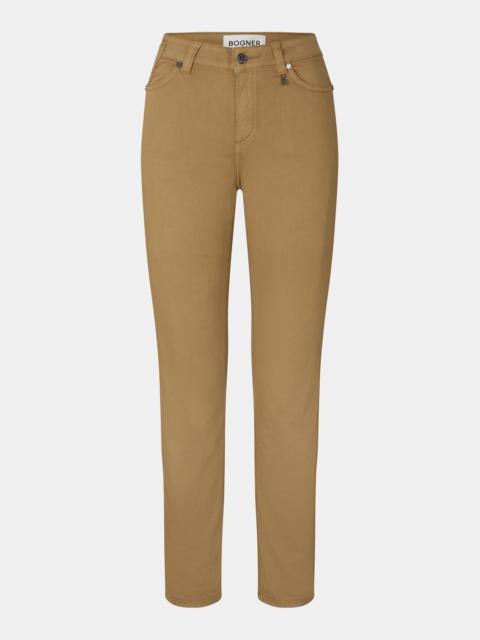 BOGNER Slim fit Julie 7/8 jeans in Beige