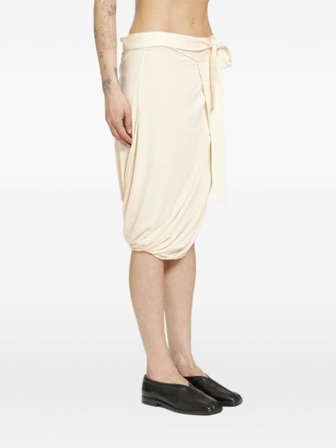 Lemaire wrap asymmetric skirt