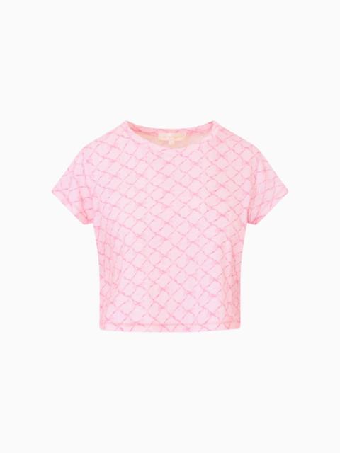 LoveShackFancy Sweetheart Rubin Cropped Tee
