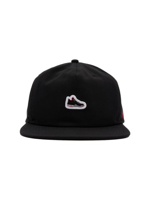 Jordan Jordan Pro Unstructured AJ4 Patch Hat "Black / University Red" IM5688 010