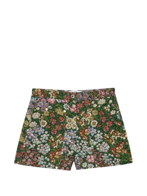 MSGM floral print shorts