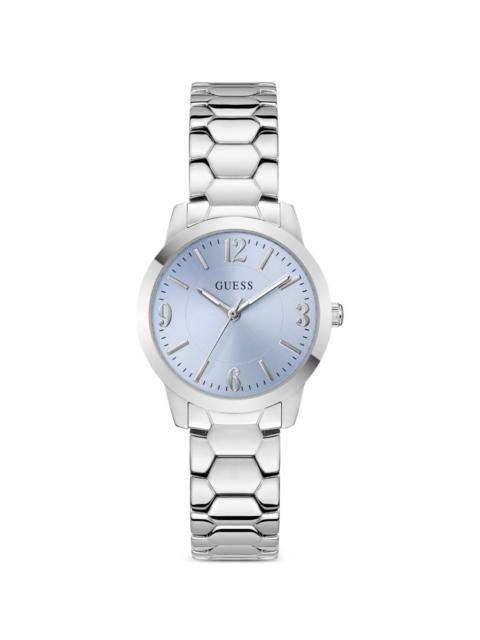 GUESS USA round-case 34mm watch
