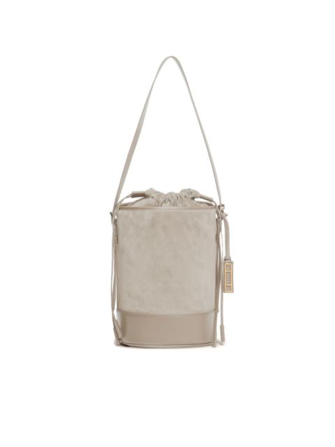 FABIANA FILIPPI drawstring panelled bucket bag