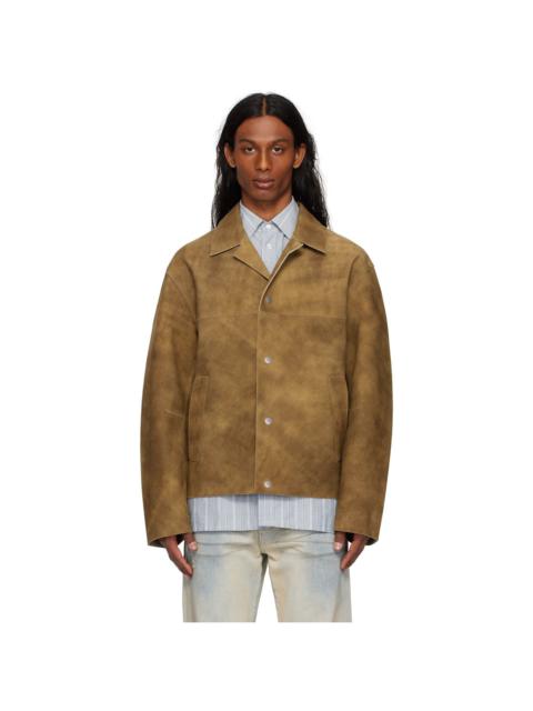HOPE Tan Boxy Suede Jacket
