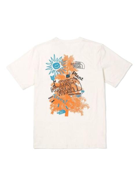The North Face THE NORTH FACE Short Sleeve Earth Day T-Shirt 'Beige' NF0A812D-AI0