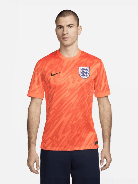 England (Team) 2024/25 Stadium Goalkeeper Nike Men's Dri-FIT Soccer Replica Short-Sleeve Jersey