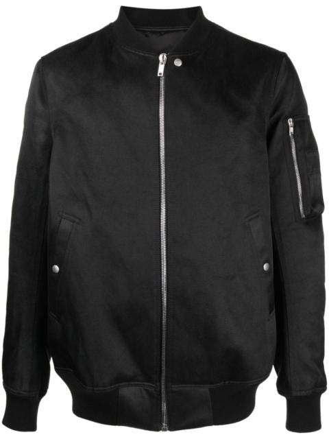 Rick Owens satin bomber jacket