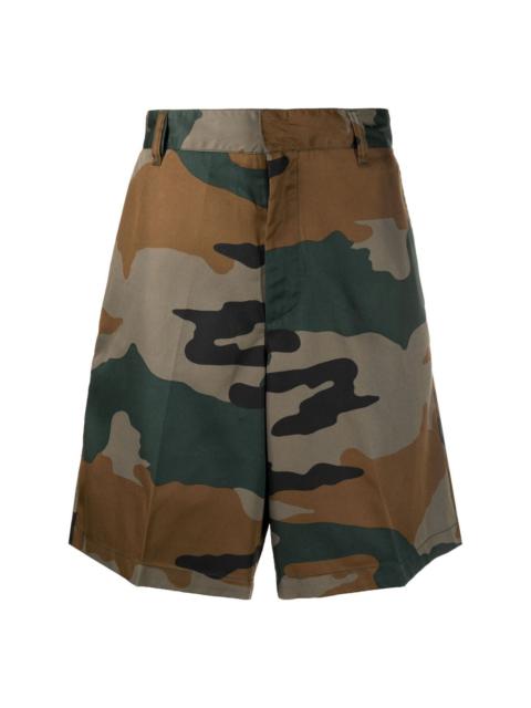 Diesel P-Berti-Camu twill shorts