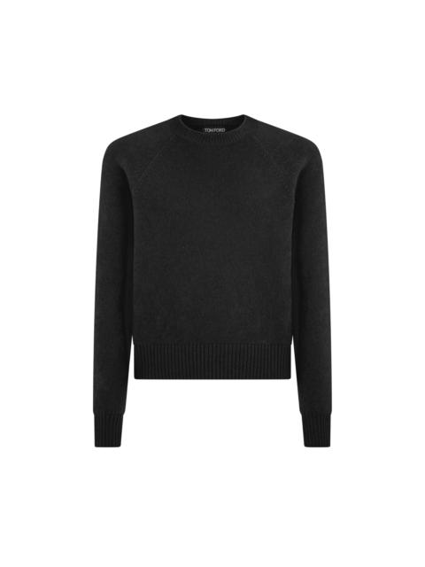TOM FORD FELTED CASHMERE CREW NECK