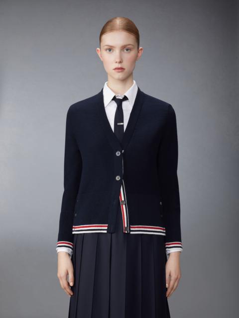 Thom Browne Hector-intarsia virgin wool cardigan