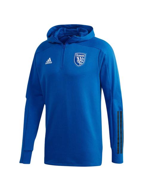 adidas San Jose Earthquakes 3-Stripes Travel Jacket "Master Blue / Black" FI1445