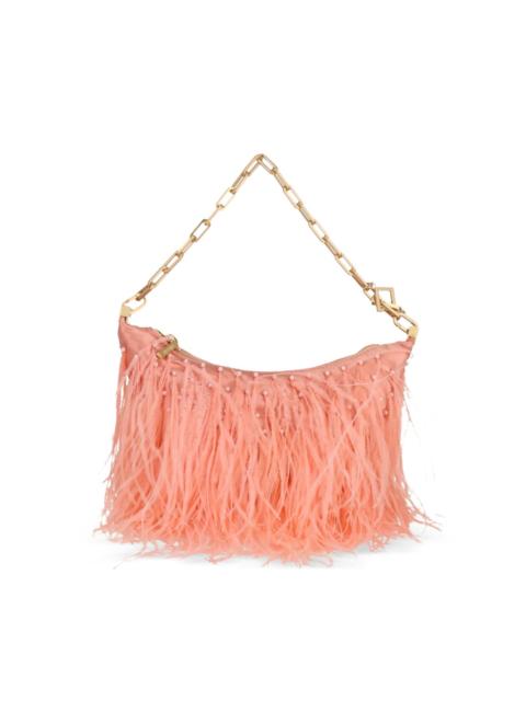 Cult Gaia Gia feather chain shoulder bag
