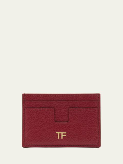 TOM FORD Classic TF Leather Card Case