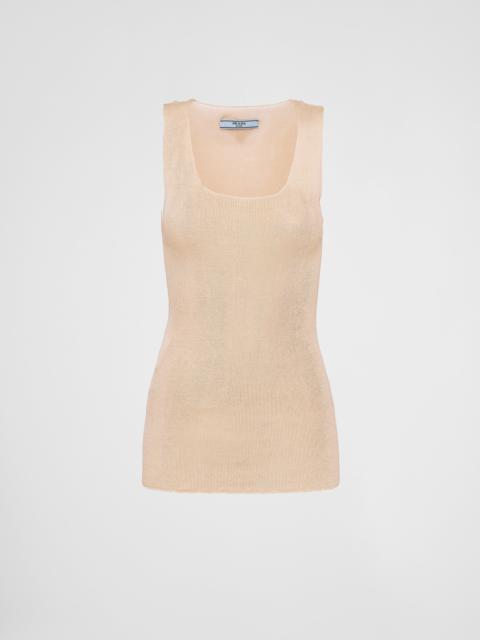 Prada Cotton knit tank top