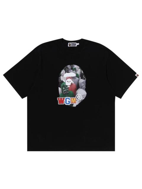 A BATHING APE® BAPE Shark Seijin Photo Print Relaxed Fit Tee 'Black'