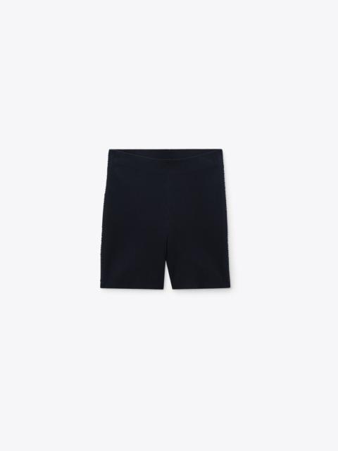 Alexander Wang debossed logo bike short