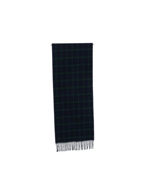 Baracuta Tartan fringed scarf