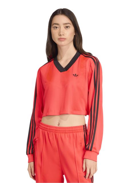 adidas adidas Womens adidas Jacquard Long Sleeve T-Shirt